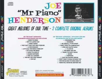 CD Joe "Mr Piano" Henderson: Great Melodies Of Our Time - 2 Complete Original Albums