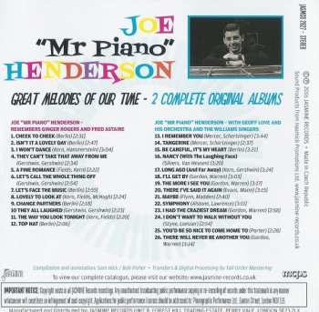 CD Joe "Mr Piano" Henderson: Great Melodies Of Our Time - 2 Complete Original Albums