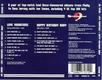 CD Joe Simon: Love Vibrations / Happy Birthday Baby