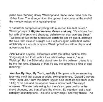 CD Joel Weiskopf: Change In My Life