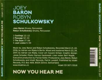 CD Joey Baron: Now You Hear Me