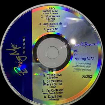 CD Joey DeFrancesco: All Or Nothing At All
