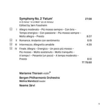 CD Marianne Thorsen: Orchestral Works, Vol. 2