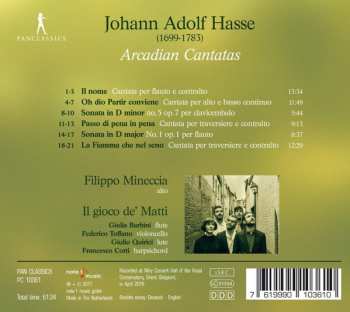 CD Johann Adolf Hasse: Arcadian Cantatas