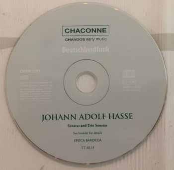 CD Johann Adolf Hasse: Sonatas And Trio Sonatas