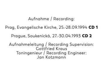 2CD Prague Chamber Orchestra: Missa Solemnis / Stabat Mater