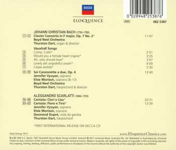 CD Johann Christian Bach: Mr. Bach At Vauxhall Gardens