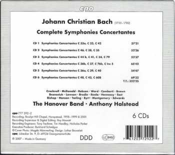 6CD/Doos Johann Christian Bach: Complete Symphonies Concertantes