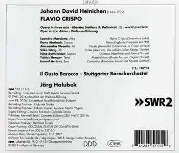 3CD Johann David Heinichen: Flavio Crispo