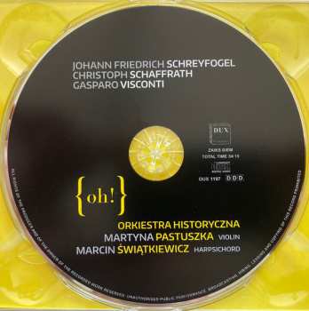 CD Marcin Świątkiewicz: Schreyvogel Schaffrath Visconti DIGI