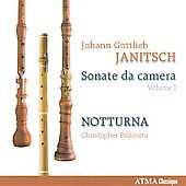CD Johann Gottlieb Janitsch: Sonate Da Camera - Volume I