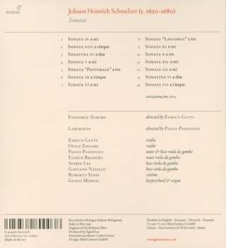 CD Johann Heinrich Schmelzer: Sonatas