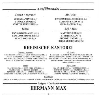 CD Johann Ludwig Bach: Motetten - Motets