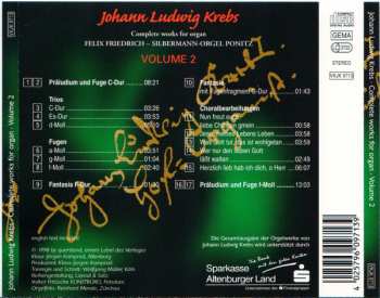 CD Johann Ludwig Krebs: Complete Works For Organ Volume 2