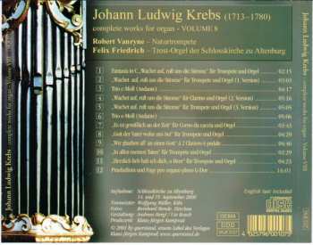 CD Johann Ludwig Krebs: Complete Works For Organ Volume 8