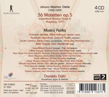 4CD Musica Fiorita: Motetten op. 5 (Augsburg 1677)