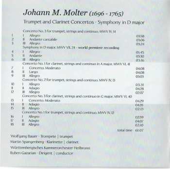 SACD Württembergisches Kammerorchester: Trumpet And Clarinet Concertos - Symphony In D Major