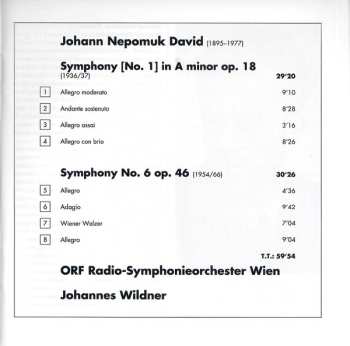 CD ORF Radio-Symphonieorchester Wien: Symphonie 1 & 6