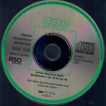 CD ORF Radio-Symphonieorchester Wien: Symphonie 1 & 6