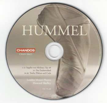 CD Johann Nepomuk Hummel: Ballet Music From: Sappho Von Mitilene • Das Zauberschloß • Twelve Waltzes And Coda