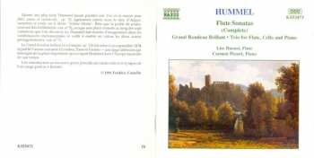 CD Johann Nepomuk Hummel: Flute Sonatas (Complete)