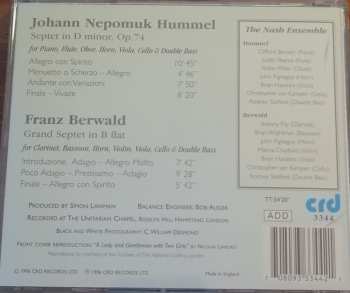 CD Johann Nepomuk Hummel: Septet In D Minor, Op. 74 For Piano, Flute, Oboe, Horn, Viola, Cello And Double Bass • Grand Septet In B Flat For Clarinet, Bassoon, Horn, Violin, Viola, Cello And Double Bass