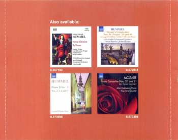 CD Johann Nepomuk Hummel: Mozart Symphonies 36 • 35 • 41