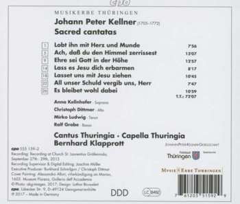 CD Cantus Thuringia: Sacred Cantatas