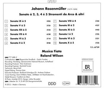 CD Musica Fiata: Sonatas 1682