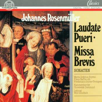 Album Johann Rosenmüller: Laudate Pueri - Missa Brevis - Sonaten