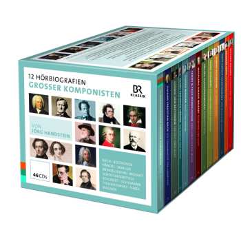 46CD Johann Sebastian Bach: 12 Hörbiografien Großer Komponisten Von Jörg Handstein (erweiterte Neuausgabe 2023)