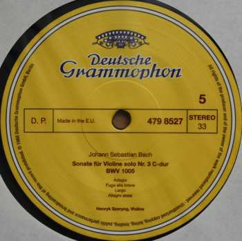 3LP/Doos Johann Sebastian Bach: 6 Sonaten Und Partiten Für Violine Solo BWV 1001-1006 LTD | NUM