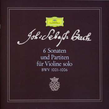 3LP/Doos Johann Sebastian Bach: 6 Sonaten Und Partiten Für Violine Solo BWV 1001-1006 LTD | NUM