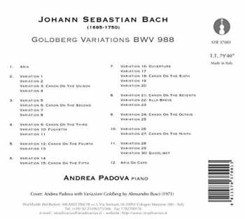 CD Johann Sebastian Bach: Goldberg Variations