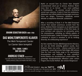 2CD Johann Sebastian Bach: Das Wohltemperierte Klavier Erster Teil