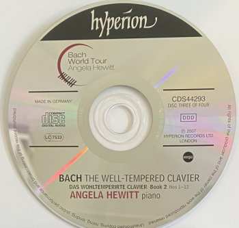 4CD/Doos Johann Sebastian Bach: The Well-Tempered Clavier