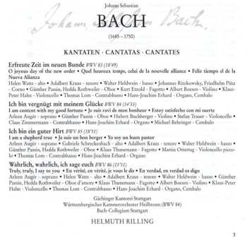 CD Johann Sebastian Bach: Cantatas BWV 83-86