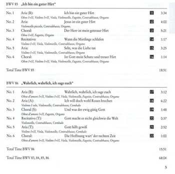 CD Johann Sebastian Bach: Cantatas BWV 83-86