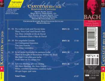 CD Johann Sebastian Bach: Cantatas vol 8 BWV 23-26