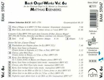 CD Johann Sebastian Bach: Bach Orgel-Werke Vol. 6a