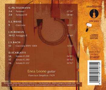 CD Johann Sebastian Bach: Bach, Roman, Scarlatti, Telemann, Weiss