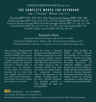 3CD/Doos Johann Sebastian Bach: The Complete Works For Keyboard 5: "Weimar 1708-1717" - Toccatas & Fugues