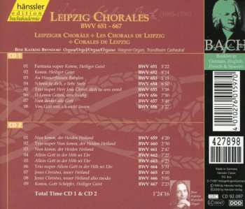 2CD Johann Sebastian Bach: Leipzig Chorales BWV 651 - 667
