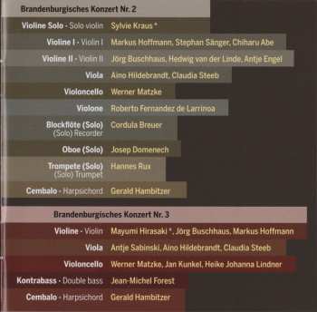 2CD Johann Sebastian Bach: Brandenburg Concertos