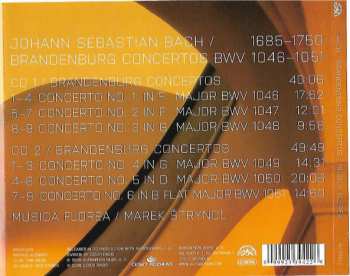 2CD Johann Sebastian Bach: Brandenburg Concertos BWV 1046-1051 / Complete 