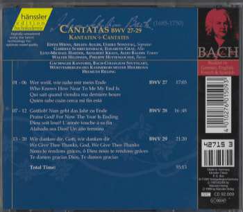CD Johann Sebastian Bach: Cantatas 27 - 29