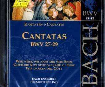 CD Johann Sebastian Bach: Cantatas 27 - 29