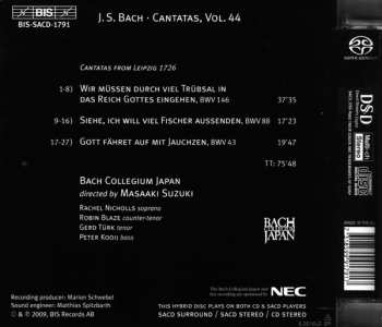 SACD Johann Sebastian Bach: Cantatas 44: ►43 ►88 ►146 (Gott Fähret Auf Mit Jauchzen) 