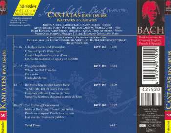 CD Johann Sebastian Bach: Cantatas BWV 165-168 Vol.50