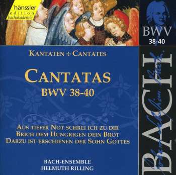 Album Johann Sebastian Bach: Cantatas BWV 38-40